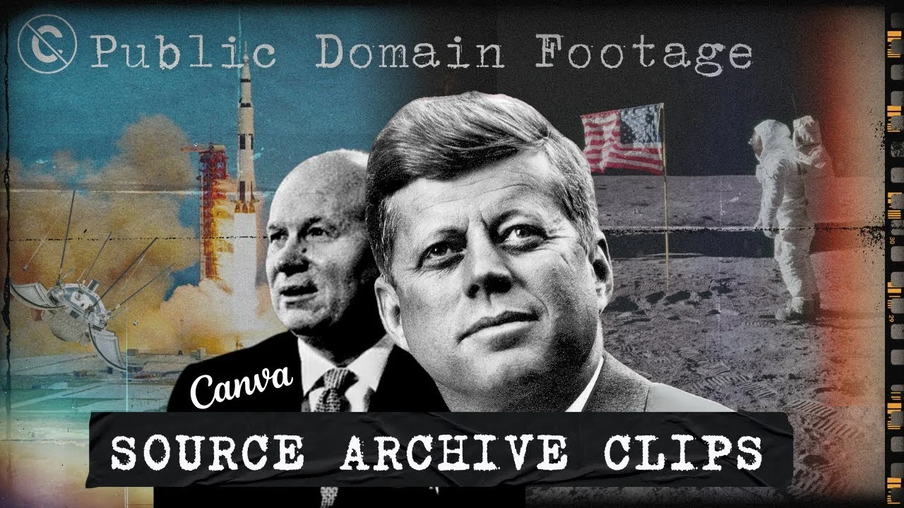 Historical Documentary Kit Canva template preview